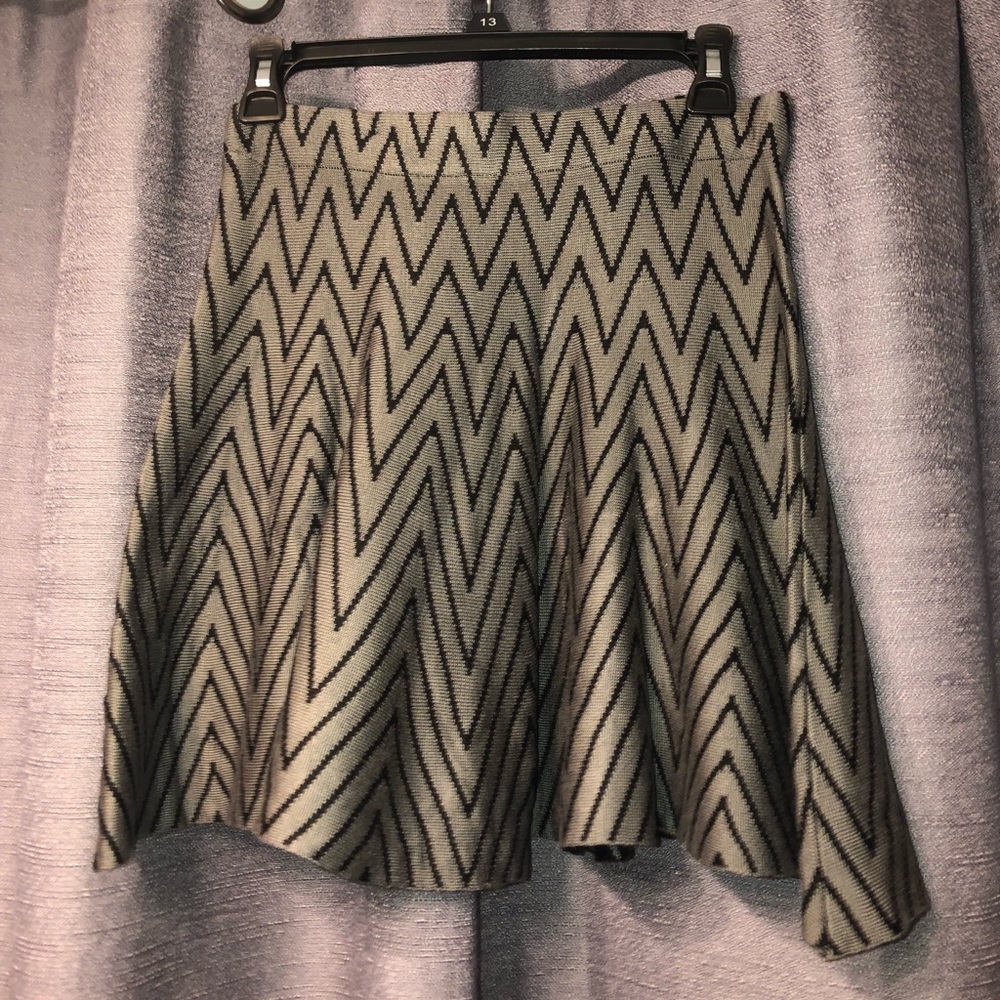 Gray and black chevron Candies skirt